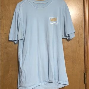 Baby blue vans shirt